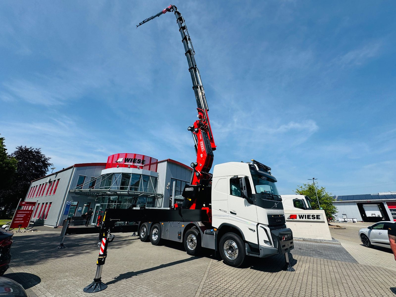 Camion plateau, Camion grue Volvo FH 540 mit Fassi F2150RAL Fly Jib + Winde: photos 6