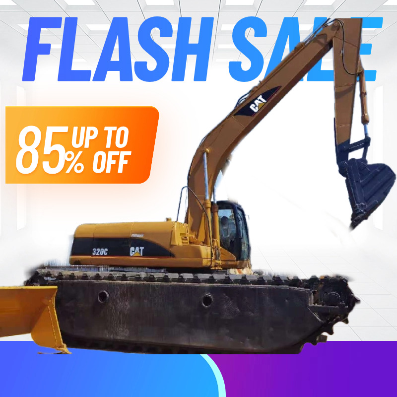 CATERPILLAR 320C - Excavatrice amphibie: photos 1 CATERPILLAR 320C - Excavatrice amphibie: photos 1