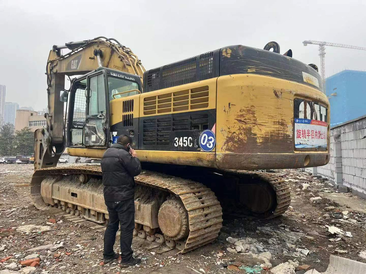 CATERPILLAR CAT-345C - Pelle sur chenille: photos 1 CATERPILLAR CAT-345C - Pelle sur chenille: photos 1