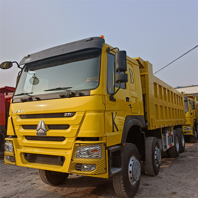 Camion benne HOWO HOWO 8x4 371-Yellow Tipper: photos 7
