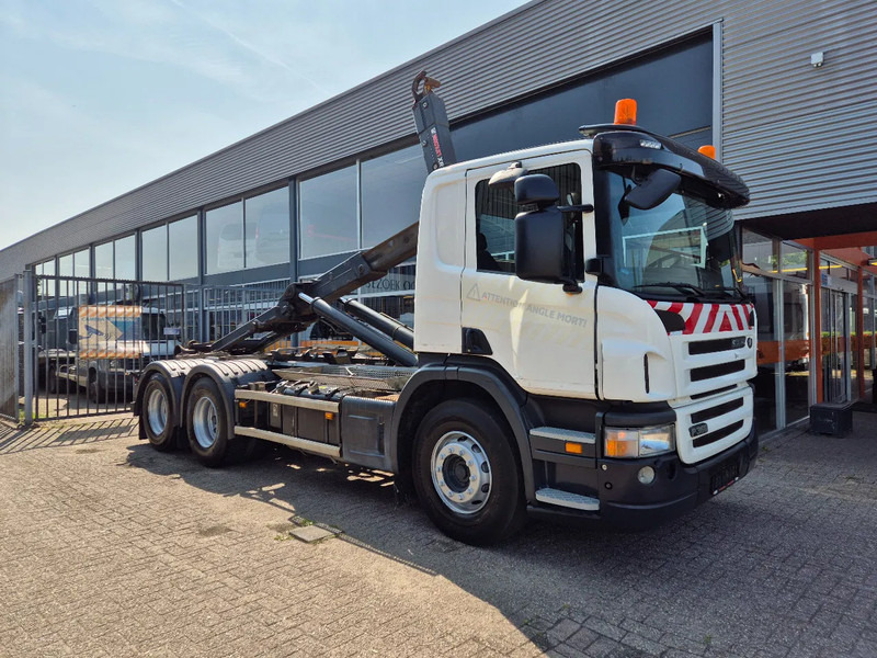 Scania P360 6X4 Containersysteem/ 21T Multilift/ Adjustable Hook - Camion - système de câble: photos 1 Scania P360 6X4 Containersysteem/ 21T Multilift/ Adjustable Hook - Camion - système de câble: photos 1