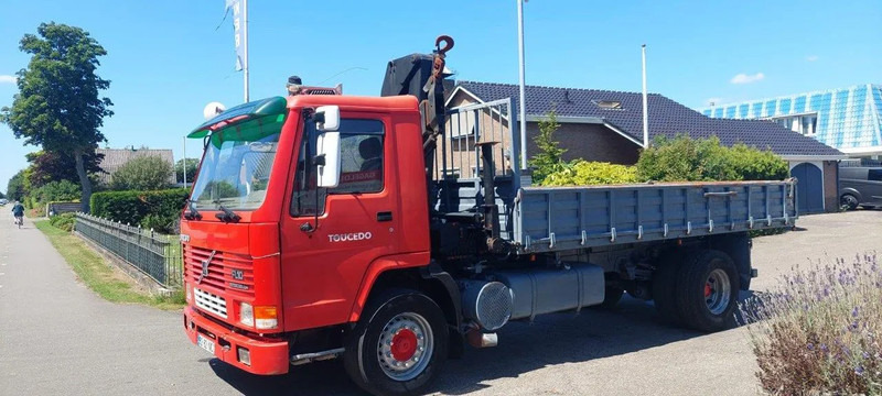 Volvo FL 10.320 4x2 Kipper Crane Steel Suspension - Camion benne, Camion grue: photos 1 Volvo FL 10.320 4x2 Kipper Crane Steel Suspension - Camion benne, Camion grue: photos 1