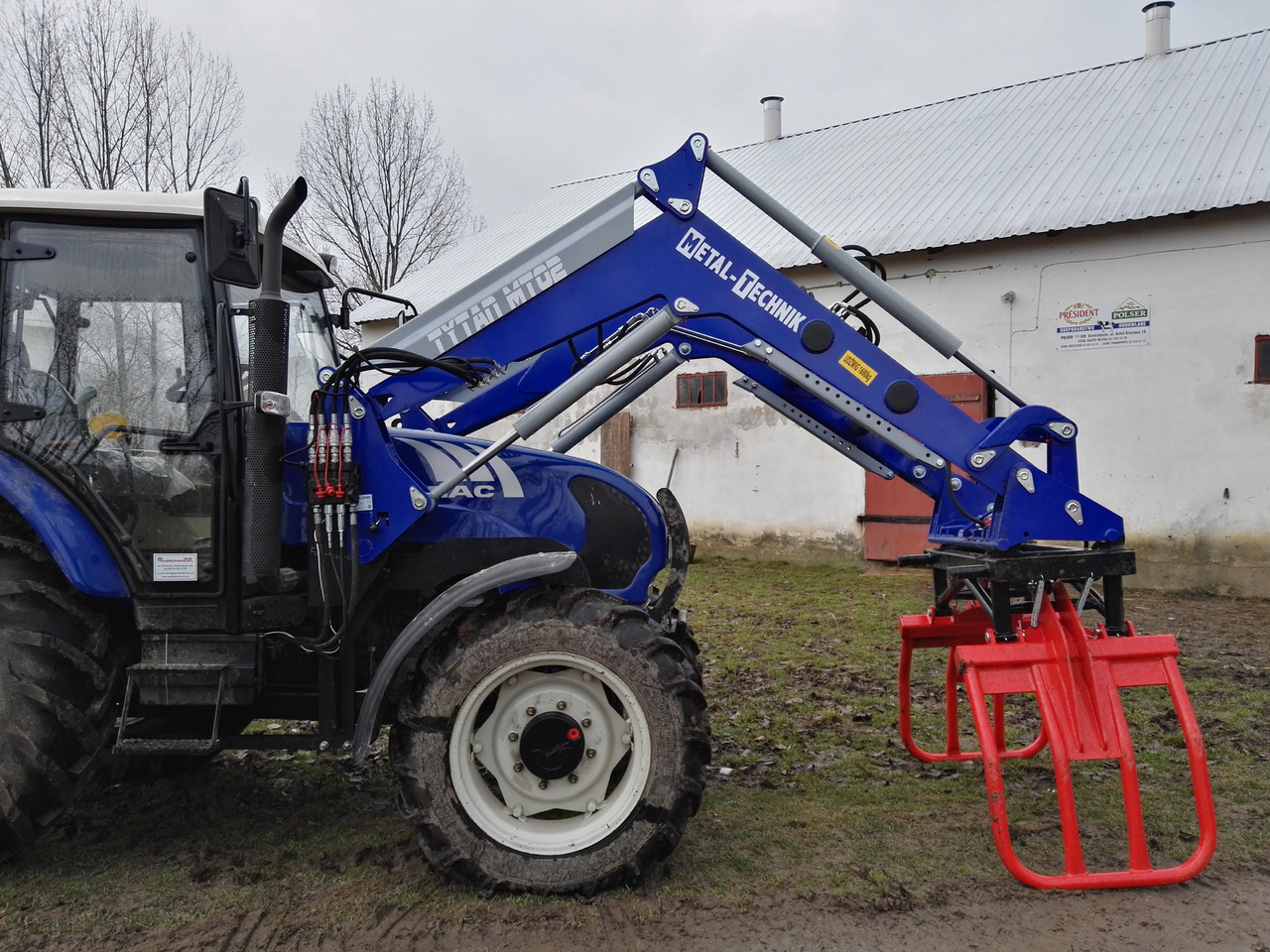 Metal-Technik Frontlader LANDINI / Ładowacz czołowy do LANDINI - Chargeur frontal pour tracteur pour Tracteur agricole: photos 5 Metal-Technik Frontlader LANDINI / Ładowacz czołowy do LANDINI - Chargeur frontal pour tracteur pour Tracteur agricole: photos 5