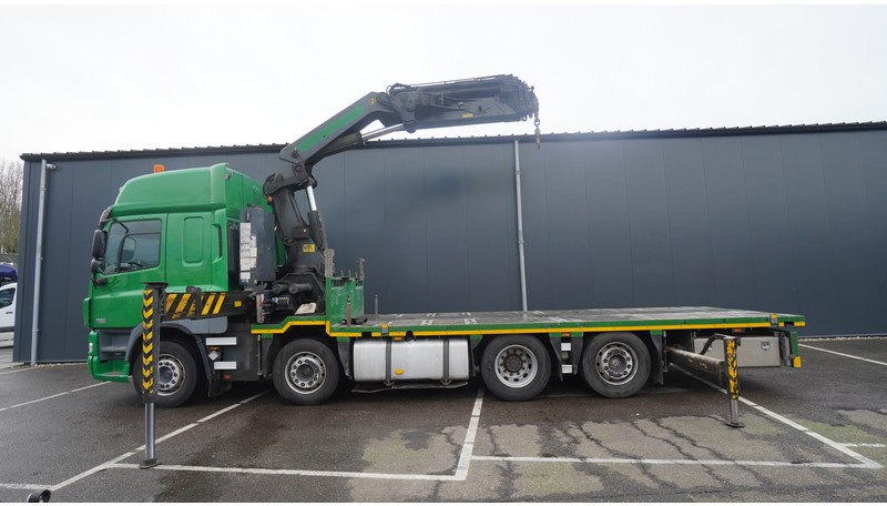 DAF CF 85.410 8X2 OPEN BOX WITH PALFINGER 42502 CRANE - Camion grue: photos 1 DAF CF 85.410 8X2 OPEN BOX WITH PALFINGER 42502 CRANE - Camion grue: photos 1