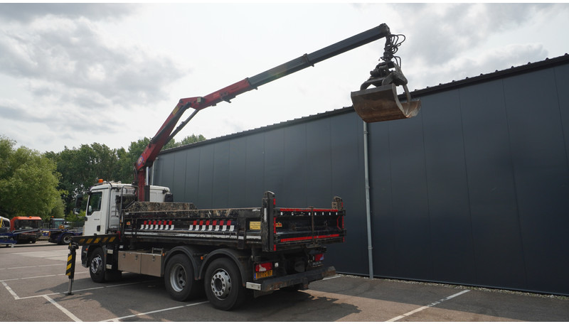 MAN TGM 26.290 TIPPER WITH HMF 1643 Z2 CRANE - Camion grue: photos 3 MAN TGM 26.290 TIPPER WITH HMF 1643 Z2 CRANE - Camion grue: photos 3
