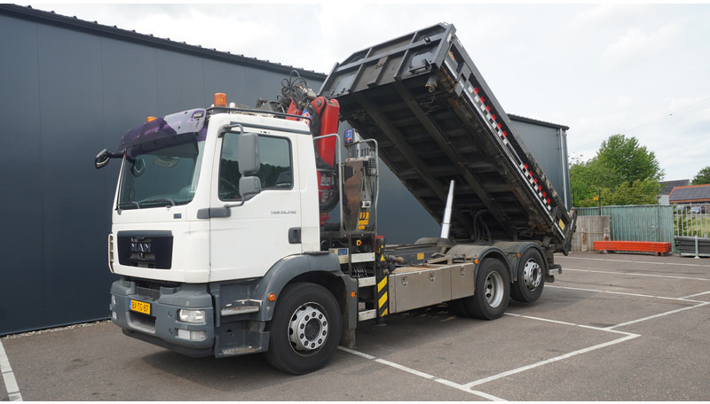 MAN TGM 26.290 TIPPER WITH HMF 1643 Z2 CRANE - Camion grue: photos 5 MAN TGM 26.290 TIPPER WITH HMF 1643 Z2 CRANE - Camion grue: photos 5