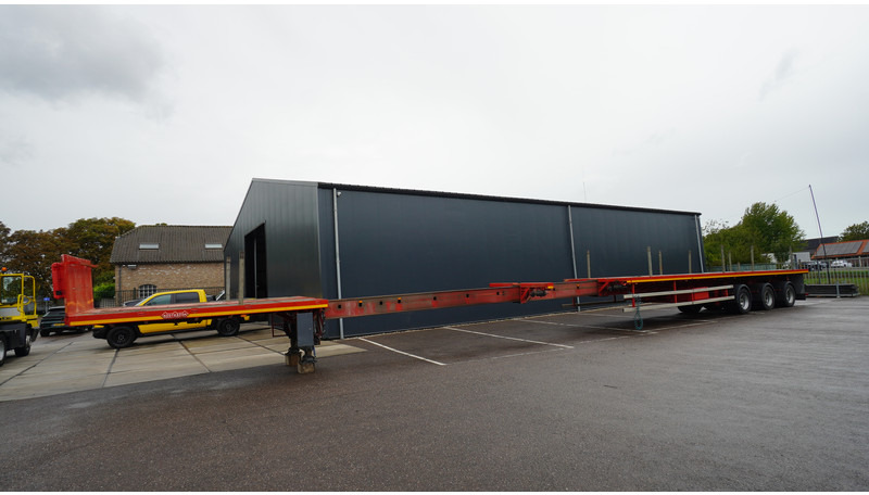 Nooteboom 3 AXLE FLATBED 3X EXTENDABLE TRAILER 43.95mtr TOTAL LENGHT - Semi-remorque plateau: photos 1 Nooteboom 3 AXLE FLATBED 3X EXTENDABLE TRAILER 43.95mtr TOTAL LENGHT - Semi-remorque plateau: photos 1