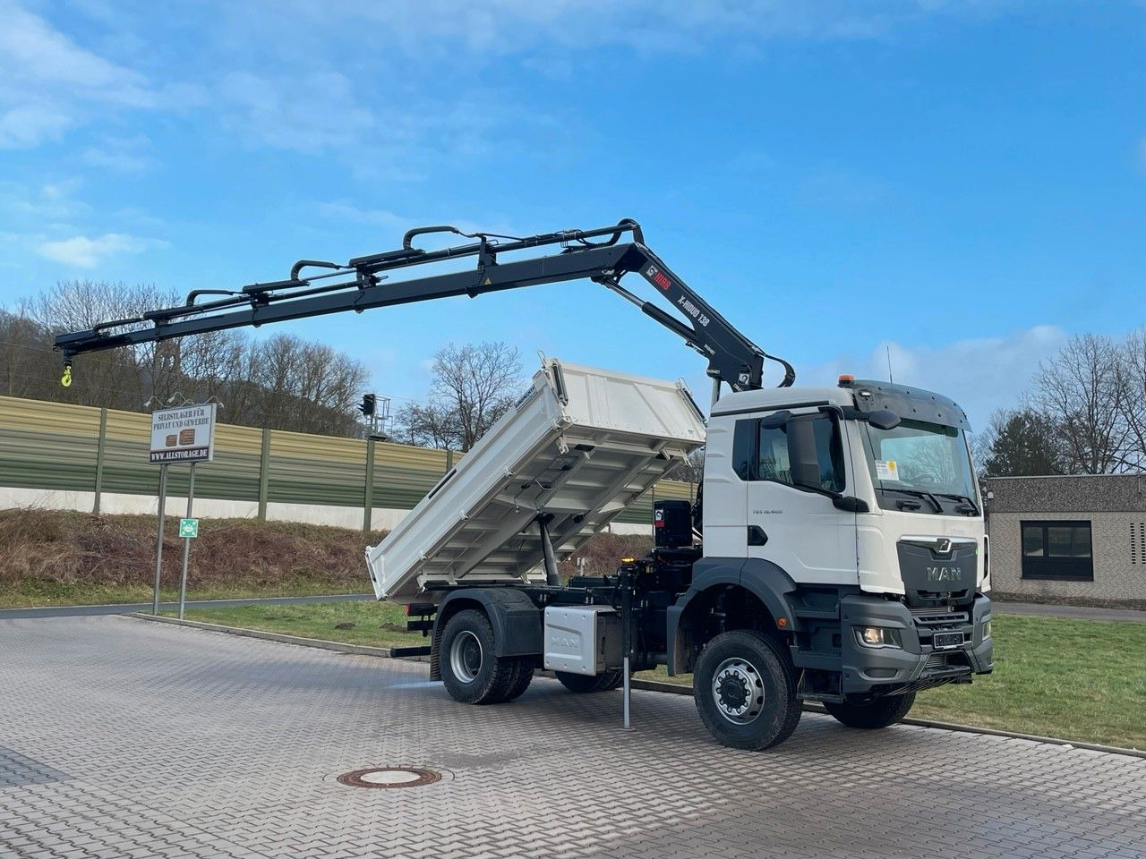 MAN TGS 18.400 TG3 4x4 Euro6e Hiab X-HiDuo 138DS-4 - Camion benne, Camion grue: photos 1 MAN TGS 18.400 TG3 4x4 Euro6e Hiab X-HiDuo 138DS-4 - Camion benne, Camion grue: photos 1