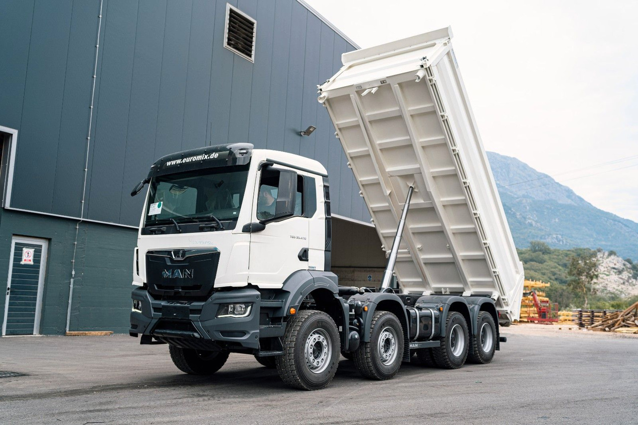 MAN TGS 35.470 BB 8X4 3-Seiten-Kipper EuromixMTP - Camion benne: photos 3 MAN TGS 35.470 BB 8X4 3-Seiten-Kipper EuromixMTP - Camion benne: photos 3