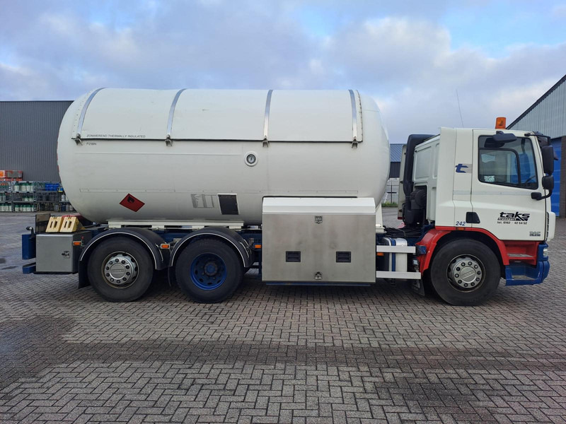 Camion citerne DAF FAN CF75. 6x2 -24030 L Gas tank truck -Gas, Gaz, LPG, GPL, Propane, Butane tank, Gastank ID 2.166 Rootselaar, flowmeter, pump, sunroof on tank: photos 1
