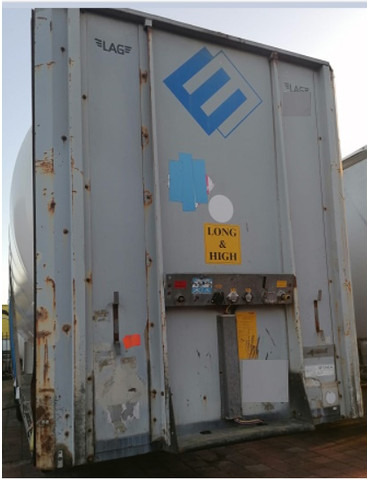 Open flatbed trailer Van Hool 3B2011 Used tank 70m3 aboveground - Gas, Gaz, LPG, GPL, Propane, Butane tank ID 1.130 - Semi-remorque plateau: photos 3 Open flatbed trailer Van Hool 3B2011 Used tank 70m3 aboveground - Gas, Gaz, LPG, GPL, Propane, Butane tank ID 1.130 - Semi-remorque plateau: photos 3