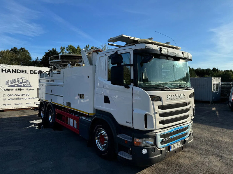 Scania G440 6x2*4, Euro 6, Wiedemann Super 2000 (6+4,5m3) + Recycler, 2013 - Camion hydrocureur: photos 1 Scania G440 6x2*4, Euro 6, Wiedemann Super 2000 (6+4,5m3) + Recycler, 2013 - Camion hydrocureur: photos 1