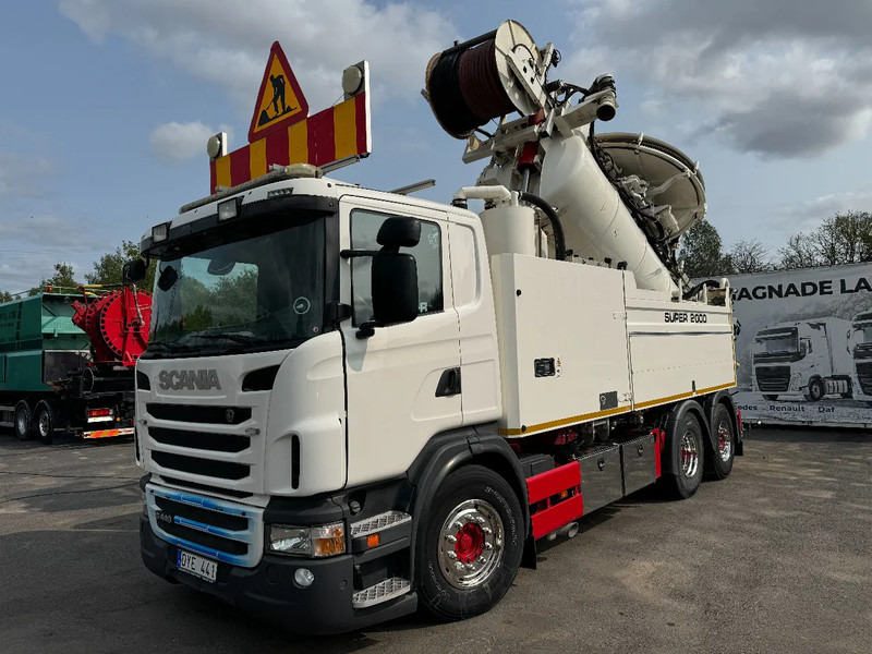 Scania G440 Combi Super 2000K + Recycler (Wiedemann & R), Euro 6, 2013 - Camion hydrocureur: photos 3 Scania G440 Combi Super 2000K + Recycler (Wiedemann & R), Euro 6, 2013 - Camion hydrocureur: photos 3