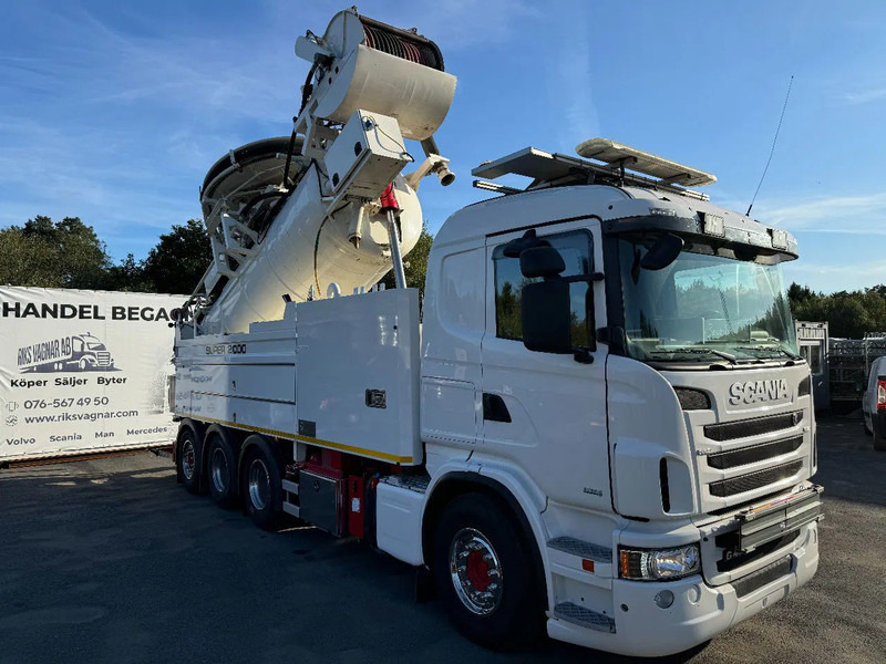 Scania R480 Euro 6, Vacuum / Sewer Jetter / Recycler, 2013 - Camion hydrocureur: photos 1 Scania R480 Euro 6, Vacuum / Sewer Jetter / Recycler, 2013 - Camion hydrocureur: photos 1