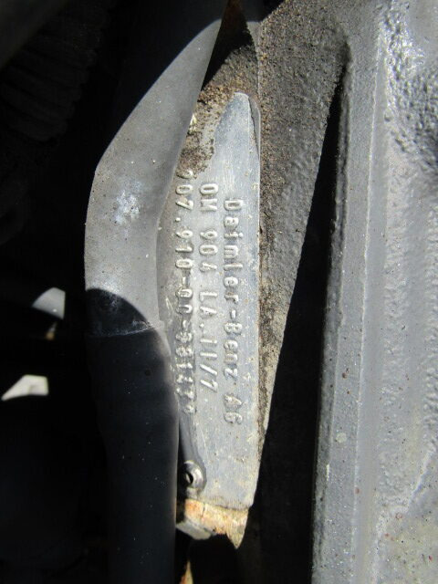 MERCEDES OM904 INDUSTRIAL SPEC ENGINE (TYPE 904.LA11/7.00) - Moteur pour Véhicule de voirie/ Spécial: photos 3 MERCEDES OM904 INDUSTRIAL SPEC ENGINE (TYPE 904.LA11/7.00) - Moteur pour Véhicule de voirie/ Spécial: photos 3