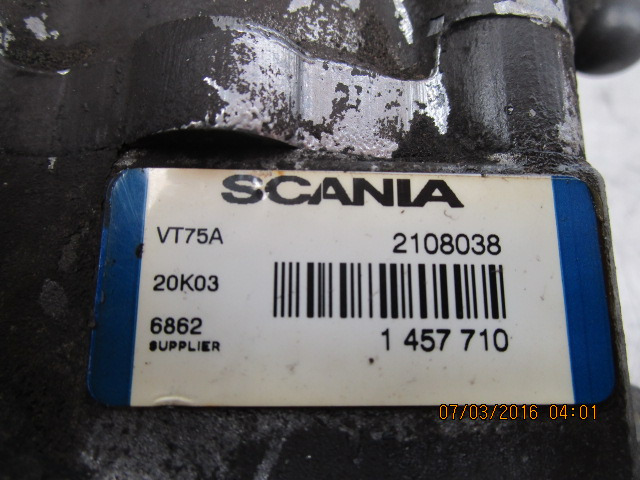 SCANIA 124 420 DC1203 POWER STEERING PUMP 2108038 - Moteur et pièces pour Camion: photos 2 SCANIA 124 420 DC1203 POWER STEERING PUMP 2108038 - Moteur et pièces pour Camion: photos 2