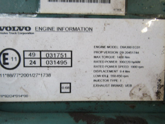 VOLVO FM9 D9A 300 ENGINE ECU EURO 3 - Bloc de gestion pour Camion: photos 3 VOLVO FM9 D9A 300 ENGINE ECU EURO 3 - Bloc de gestion pour Camion: photos 3