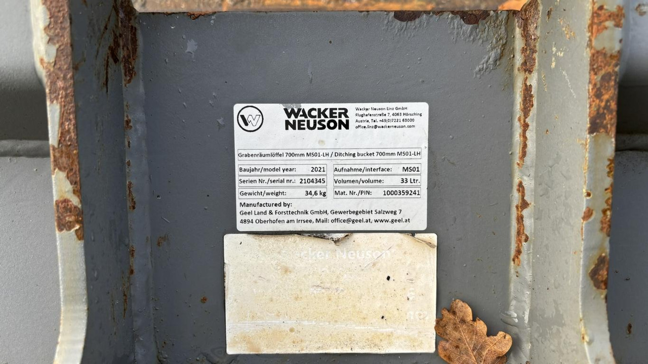 Wacker 803 - Mini pelle: photos 3 Wacker 803 - Mini pelle: photos 3