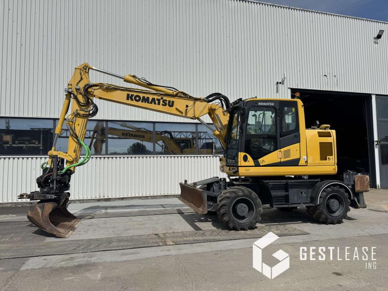 Komatsu PW148-11 - Pelle sur pneus: photos 1 Komatsu PW148-11 - Pelle sur pneus: photos 1
