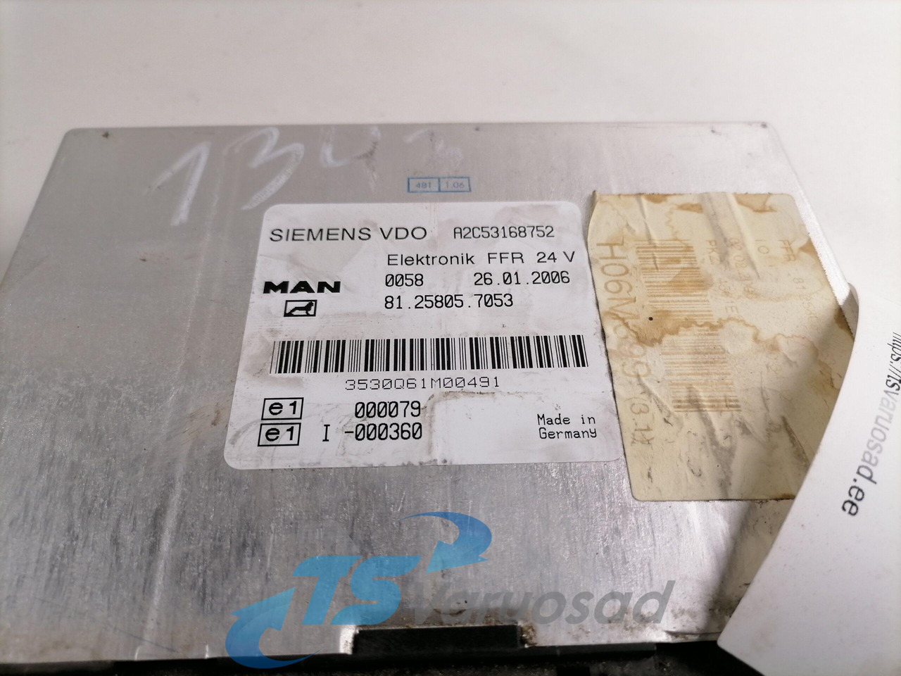 MAN Ecu, FFR 81258057053 - Bloc de gestion pour Camion: photos 2 MAN Ecu, FFR 81258057053 - Bloc de gestion pour Camion: photos 2