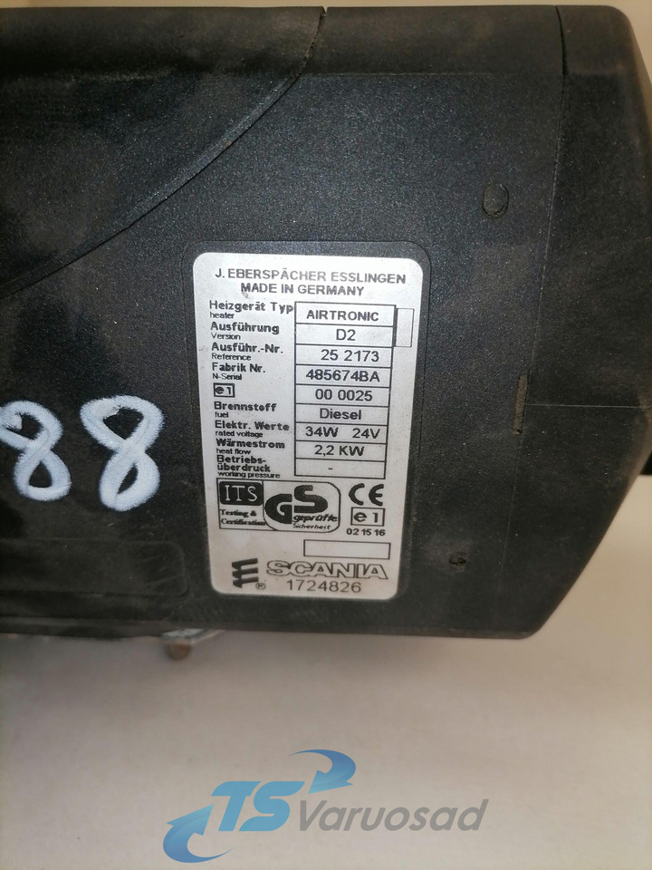 Scania Auxiliary heater 1724826 - Chauffage/ Ventilation pour Camion: photos 3 Scania Auxiliary heater 1724826 - Chauffage/ Ventilation pour Camion: photos 3