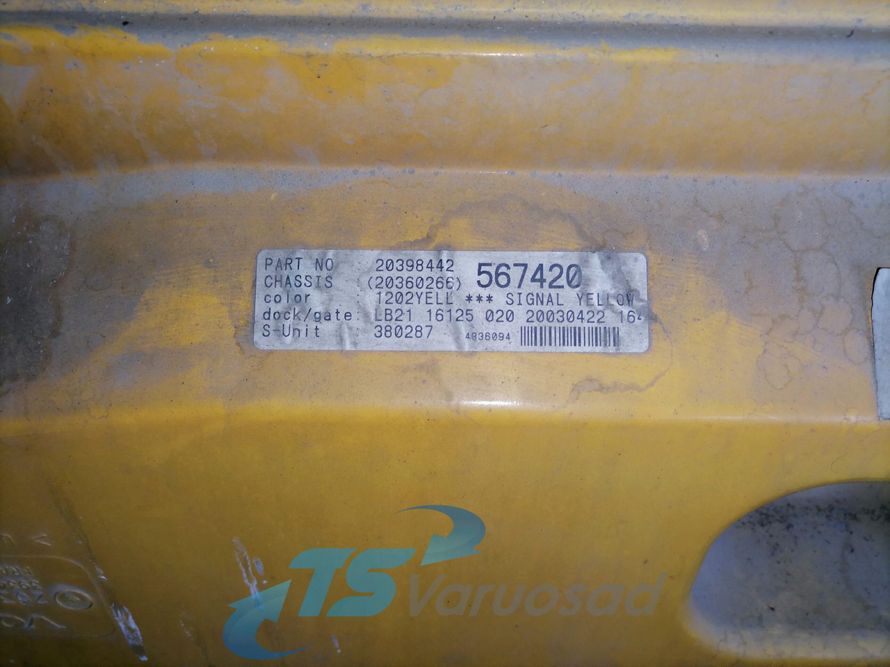 Volvo Grille panel 20360266 - Calandre pour Camion: photos 4 Volvo Grille panel 20360266 - Calandre pour Camion: photos 4