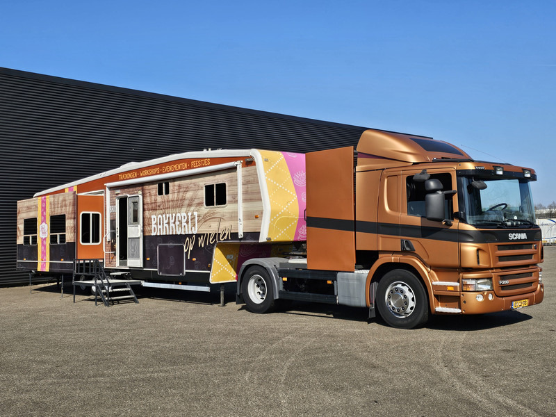 Scania P 280 + trailer - 2 X SLIDE OUT / CAMPER / WOHNMOBIL - Camion: photos 1 Scania P 280 + trailer - 2 X SLIDE OUT / CAMPER / WOHNMOBIL - Camion: photos 1