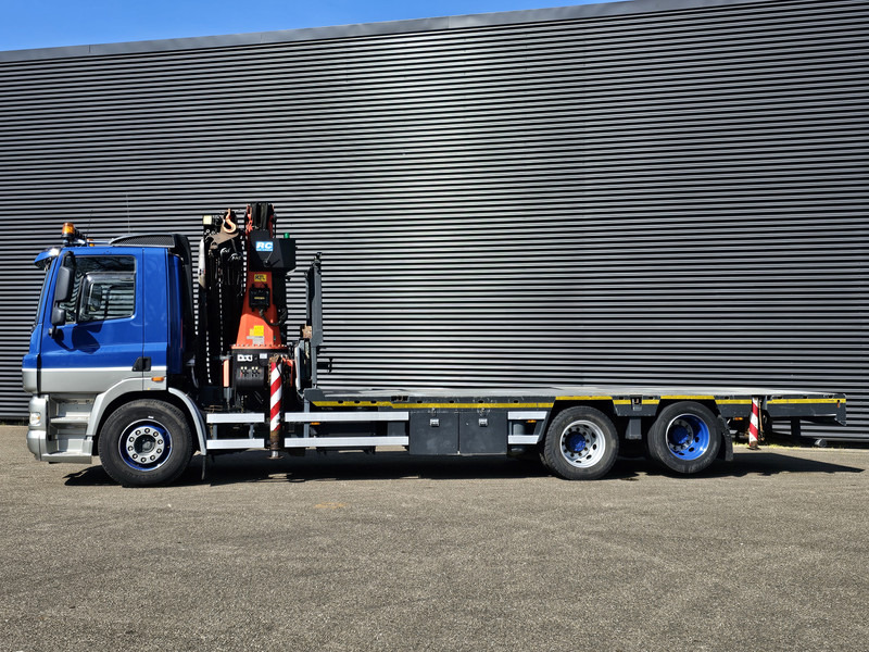 Camion plateau, Camion grue DAF CF85.460 / 6x2 / PALFINGER 29TM / CRANE / KRAN: photos 6
