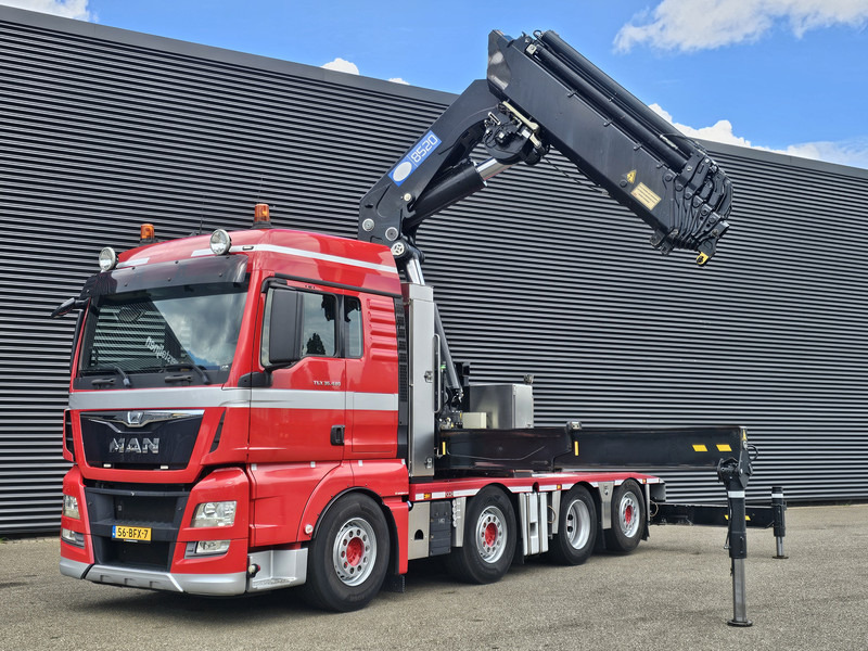 MAN TGX 37.480 8x2-6 / HMF 85 t/m CRANE / KRAN - Camion grue: photos 3 MAN TGX 37.480 8x2-6 / HMF 85 t/m CRANE / KRAN - Camion grue: photos 3