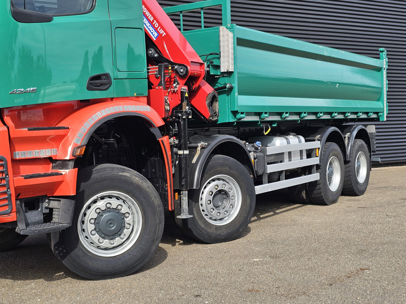 Crédit-bail de Mercedes-Benz AROCS 4145 / 8X6 / TIPPER + HMF CRANE Mercedes-Benz AROCS 4145 / 8X6 / TIPPER + HMF CRANE: photos 9