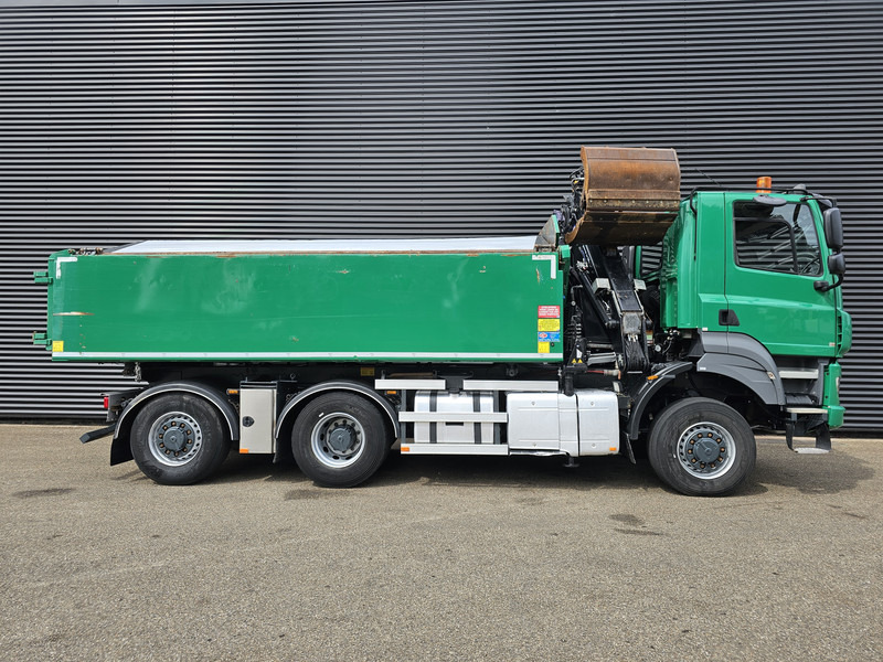 Camion benne, Camion grue Tatra T158/II 6X6 / HMF Z CRANE + 2 SIDE TIPPER: photos 9