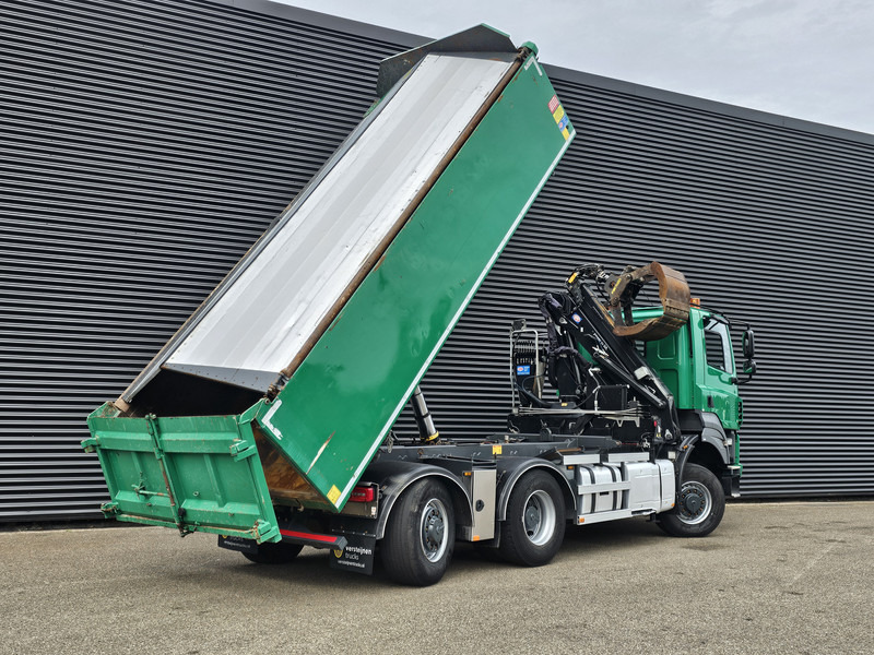 Camion benne, Camion grue Tatra T158/II 6X6 / HMF Z CRANE + 2 SIDE TIPPER: photos 6