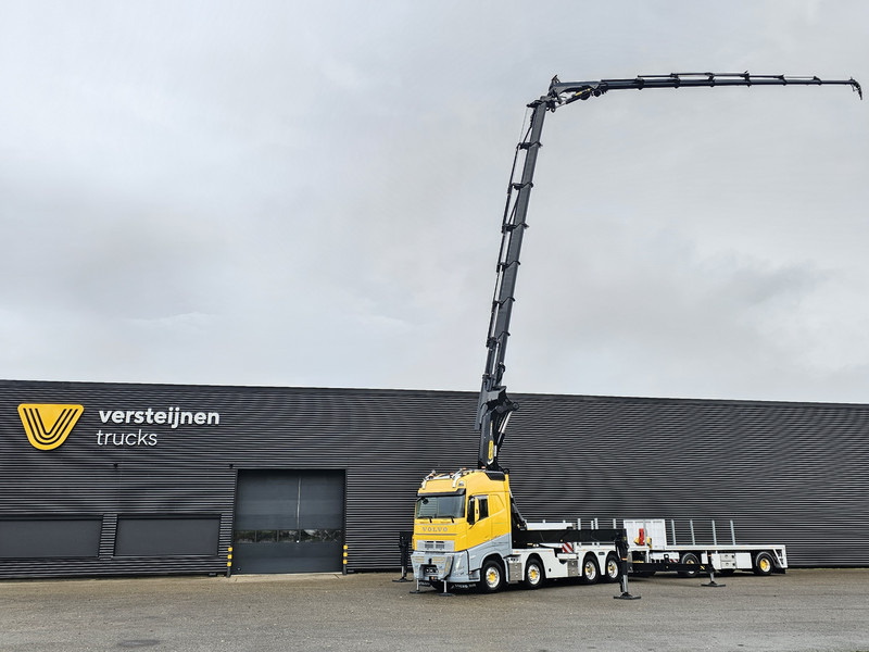 Volvo FH 540 8x4 / PALFINGER 165 TEC 7 + PJ300 / WINCH - Camion plateau, Camion grue: photos 3 Volvo FH 540 8x4 / PALFINGER 165 TEC 7 + PJ300 / WINCH - Camion plateau, Camion grue: photos 3