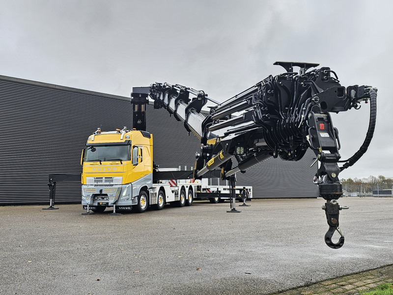 Volvo FH 540 8x4 / PALFINGER 165 TEC 7 + PJ300 / WINCH - Camion plateau, Camion grue: photos 4 Volvo FH 540 8x4 / PALFINGER 165 TEC 7 + PJ300 / WINCH - Camion plateau, Camion grue: photos 4