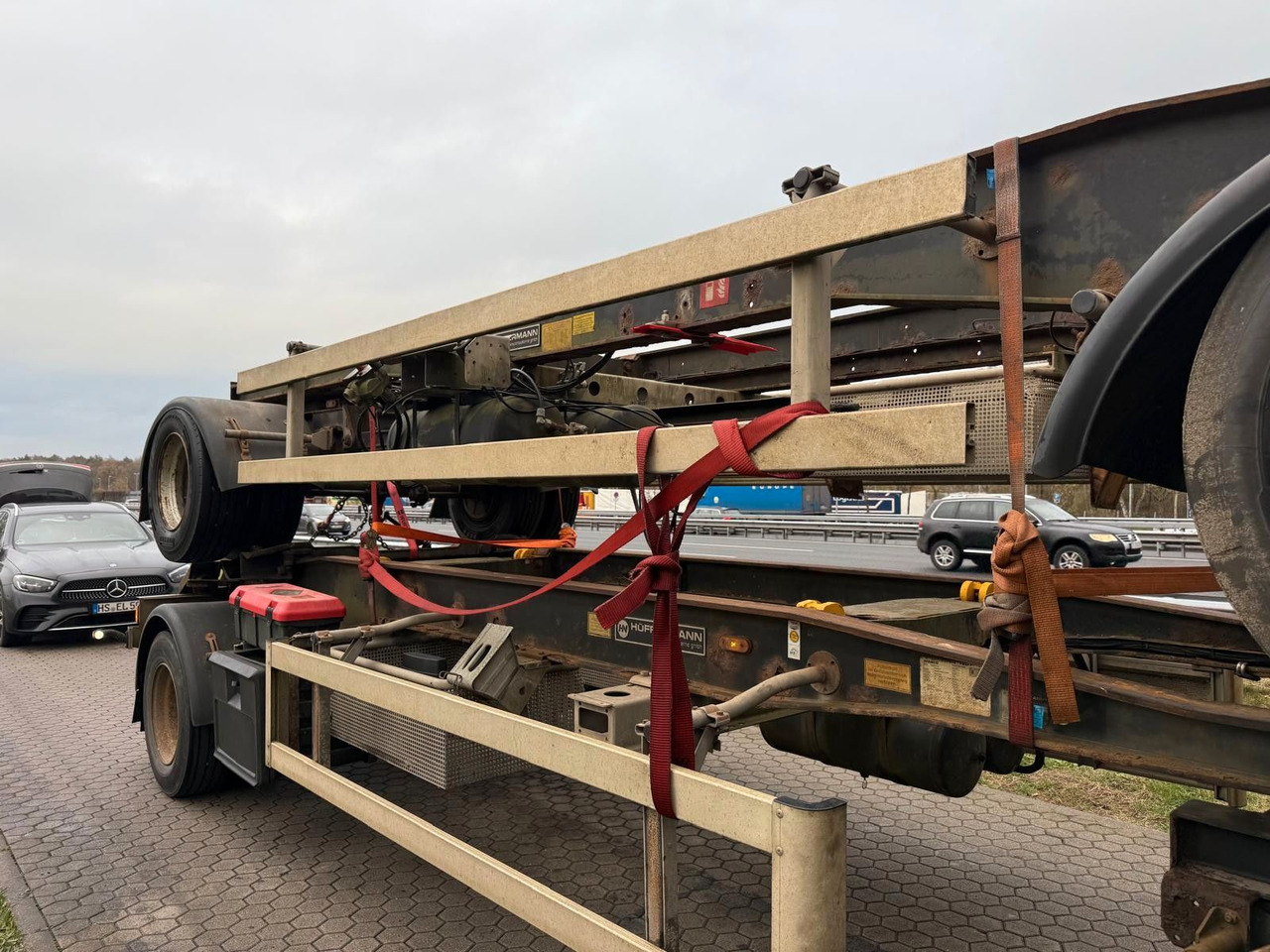 Hüffermann HSA 18.70 Schlittenabroller Containeranhänger 2x - Remorque ampliroll/ Multibenne: photos 5 Hüffermann HSA 18.70 Schlittenabroller Containeranhänger 2x - Remorque ampliroll/ Multibenne: photos 5