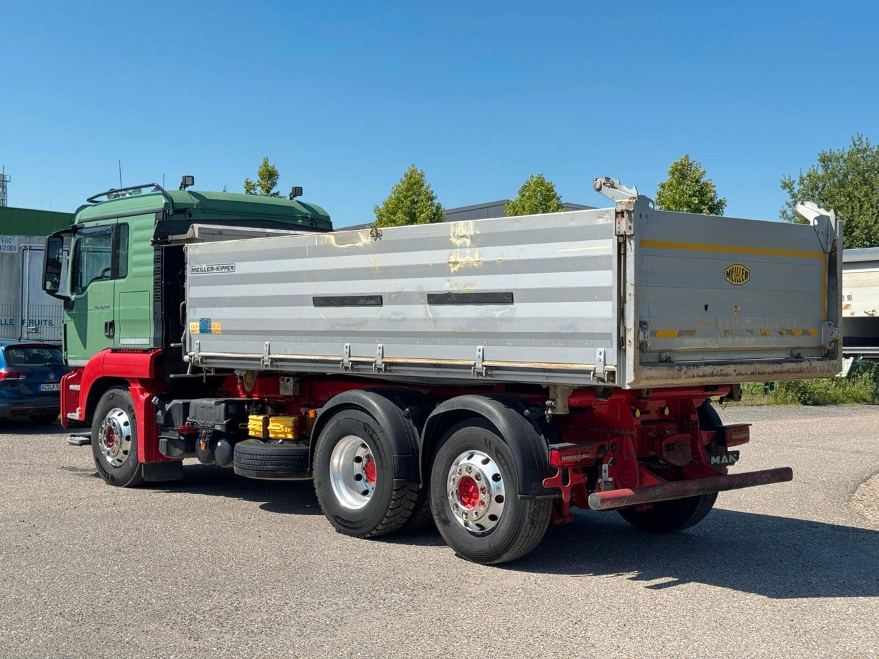 Camion benne MAN 26.460 6x2 Meiller 3. Seitenkipper: photos 11