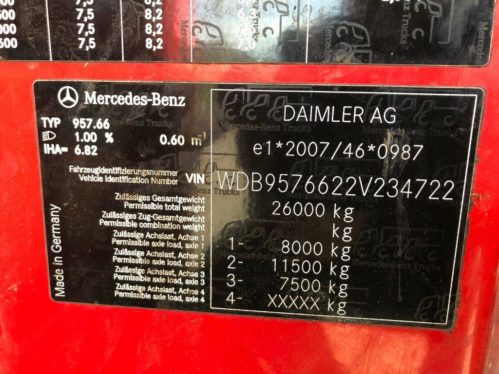 Mercedes-Benz 2629 6X2 Seitenlader Speed Paddle Top Zustand - Benne à ordures ménagères: photos 4 Mercedes-Benz 2629 6X2 Seitenlader Speed Paddle Top Zustand - Benne à ordures ménagères: photos 4