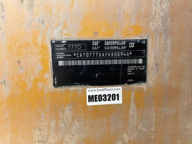 CAT 777D - Tombereau rigide: photos 5 CAT 777D - Tombereau rigide: photos 5