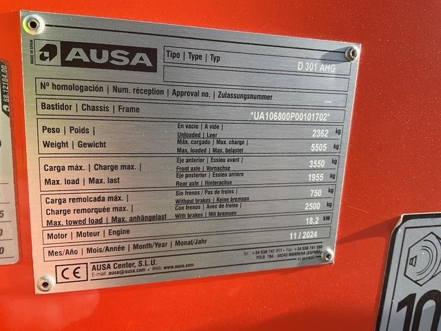Ausa D301AHG - Mini tombereau: photos 5 Ausa D301AHG - Mini tombereau: photos 5
