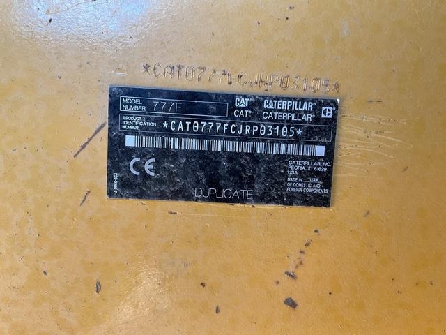 CAT 777F - Tombereau rigide: photos 5 CAT 777F - Tombereau rigide: photos 5