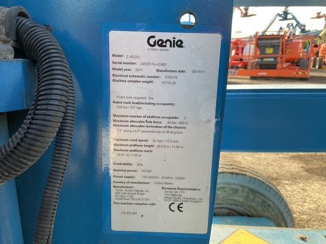 Genie Z45/25J - Nacelle articulée: photos 5 Genie Z45/25J - Nacelle articulée: photos 5