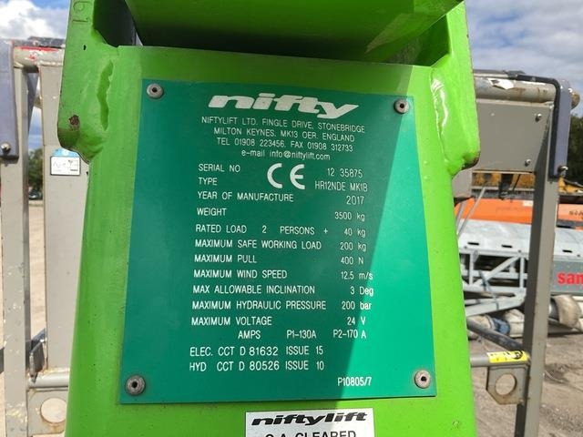 Niftylift HR12NDE - Nacelle articulée: photos 5 Niftylift HR12NDE - Nacelle articulée: photos 5
