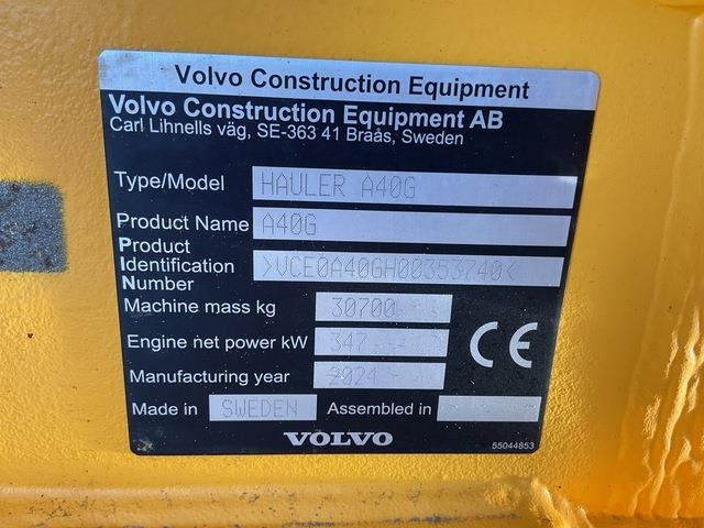 Volvo A40G - Tombereau articulé: photos 5 Volvo A40G - Tombereau articulé: photos 5