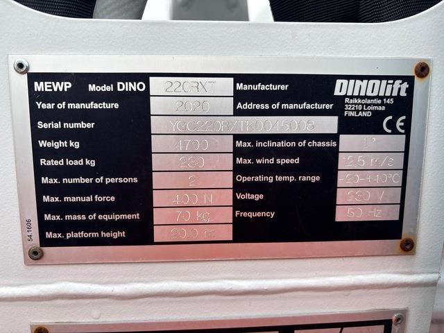Dino 220RXT - Nacelle articulée: photos 5 Dino 220RXT - Nacelle articulée: photos 5