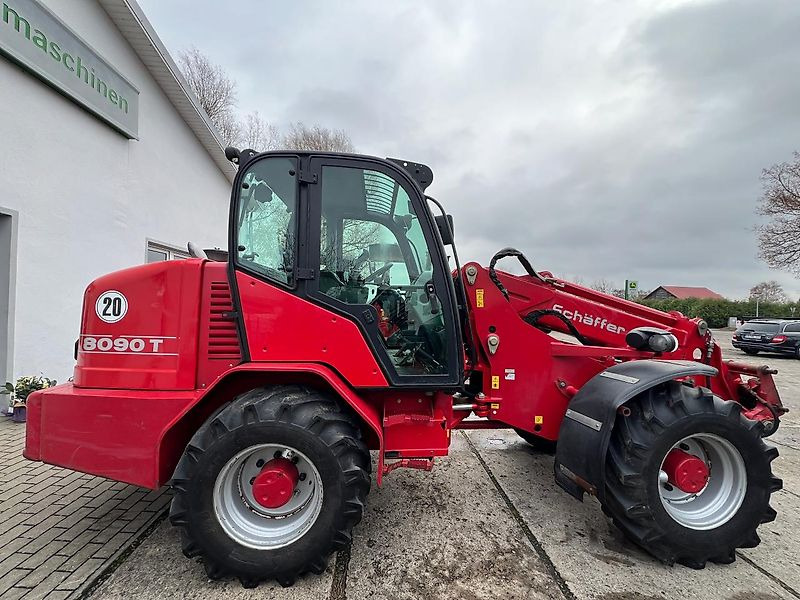 Schäffer 8090T Kabine Teleskopradlader Weidemann-HV - Chargeuse sur pneus télescopique: photos 4 Schäffer 8090T Kabine Teleskopradlader Weidemann-HV - Chargeuse sur pneus télescopique: photos 4