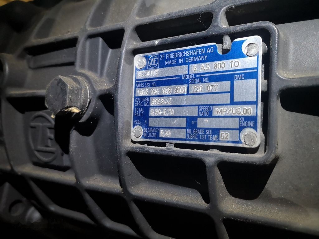 ZF 6AS 800 TO (6AS 800 TO) - Boîte de vitesse pour Camion: photos 1 ZF 6AS 800 TO (6AS 800 TO) - Boîte de vitesse pour Camion: photos 1