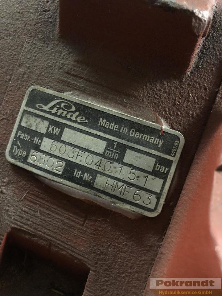 Linde HMF63 - Moteur hydraulique: photos 3 Linde HMF63 - Moteur hydraulique: photos 3