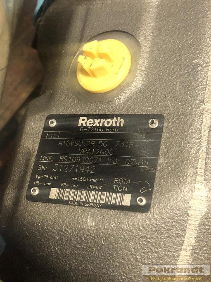 Rexroth A10VSO100DRG 31R + A10VSO28DG 31R Bosch A10VSO100DRG 31 R VPA12K25 + A10VSO28DG 31R VPA12N00 - Pompe hydraulique: photos 3 Rexroth A10VSO100DRG 31R + A10VSO28DG 31R Bosch A10VSO100DRG 31 R VPA12K25 + A10VSO28DG 31R VPA12N00 - Pompe hydraulique: photos 3