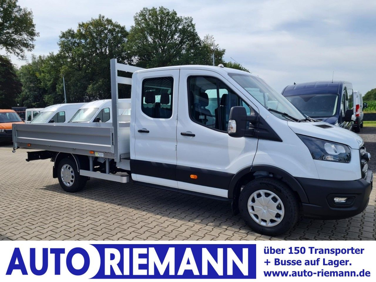 Ford Transit 350 Doka L3 L4 Trend RWD AHK KLIMA TEMPO - Utilitaire plateau, Utilitaire double cabine: photos 1 Ford Transit 350 Doka L3 L4 Trend RWD AHK KLIMA TEMPO - Utilitaire plateau, Utilitaire double cabine: photos 1