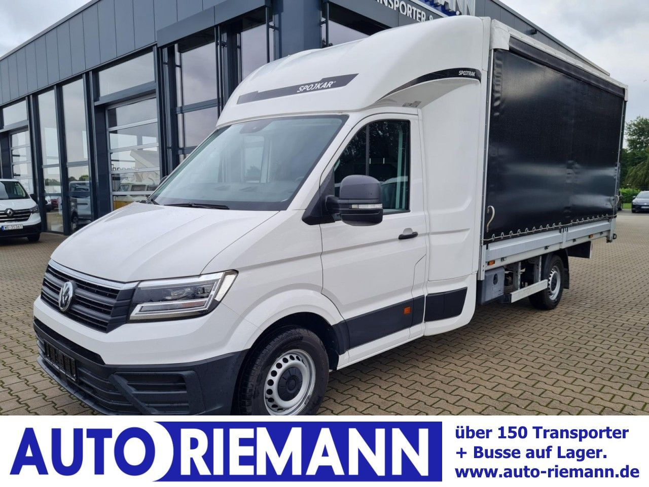 Volkswagen Crafter 35 Pritsche Schlafkabine LED TEMPOMAT - Utilitaire rideaux coulissants (PLSC): photos 1 Volkswagen Crafter 35 Pritsche Schlafkabine LED TEMPOMAT - Utilitaire rideaux coulissants (PLSC): photos 1